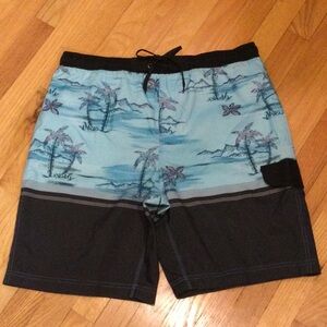 Burnside Tropical 🌴 Swim Trunks